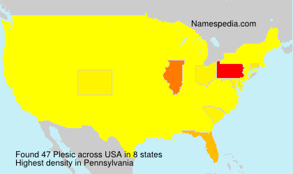 Surname Plesic in USA Surname Plesic in USA