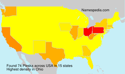 Surname Pleska in USA Surname Pleska in USA