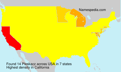 Surname Pleskacz in USA Surname Pleskacz in USA