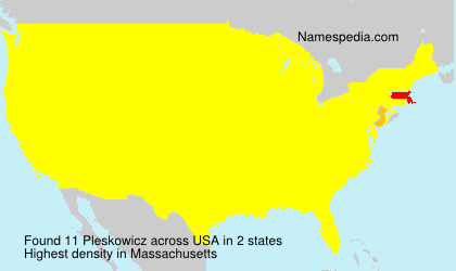 Surname Pleskowicz in USA Surname Pleskowicz in USA