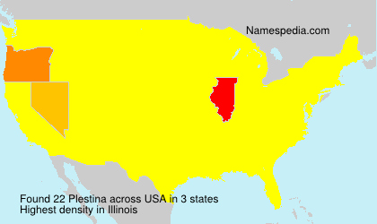 Surname Plestina in USA Surname Plestina in USA