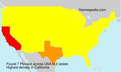 Surname Plevack in USA Surname Plevack in USA