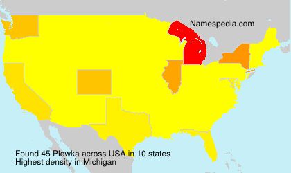 Surname Plewka in USA Surname Plewka in USA