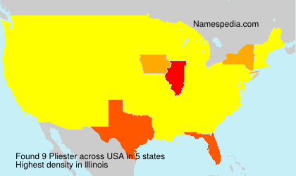 Surname Pliester in USA Surname Pliester in USA