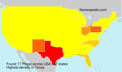 Surname Plisga in USA Surname Plisga in USA