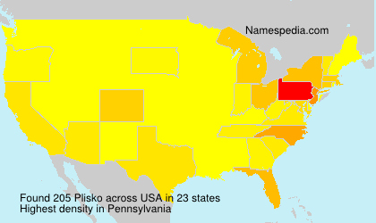 Surname Plisko in USA