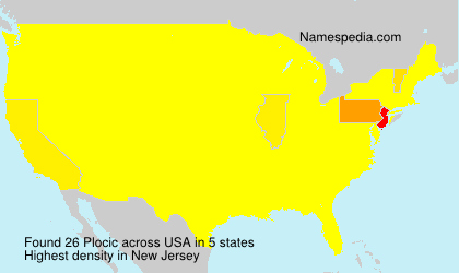 Surname Plocic in USA Surname Plocic in USA