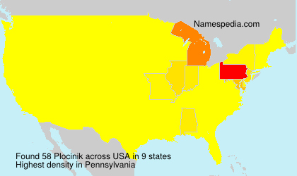 Surname Plocinik in USA Surname Plocinik in USA