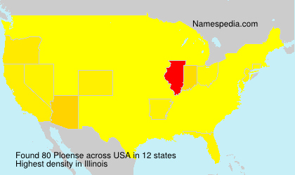 Surname Ploense in USA Surname Ploense in USA