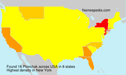Surname Plonchak in USA Surname Plonchak in USA