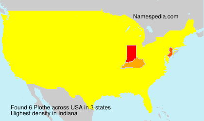 Surname Plothe in USA Surname Plothe in USA