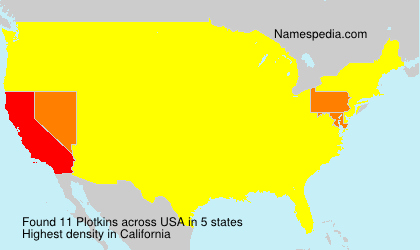 Surname Plotkins in USA