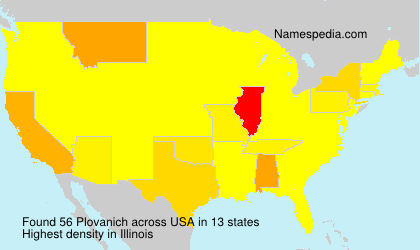Surname Plovanich in USA Surname Plovanich in USA
