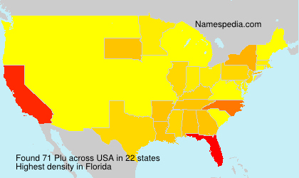 Surname Plu in USA Surname Plu in USA