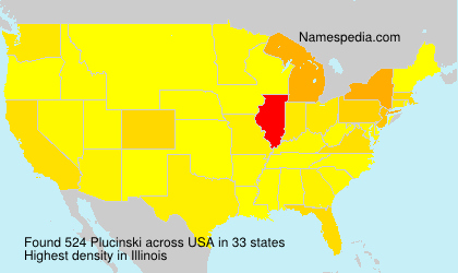Surname Plucinski in USA Surname Plucinski in USA