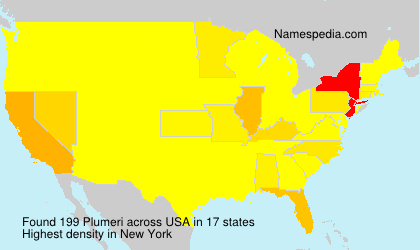 Surname Plumeri in USA Surname Plumeri in USA