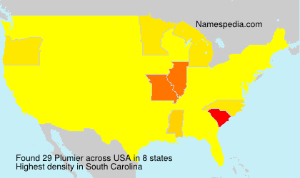 Surname Plumier in USA Surname Plumier in USA