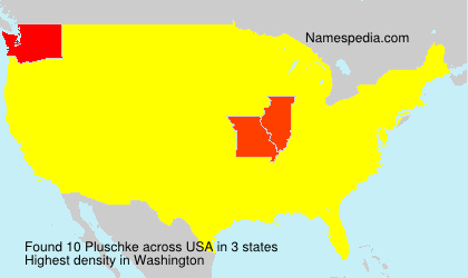 Surname Pluschke in USA Surname Pluschke in USA