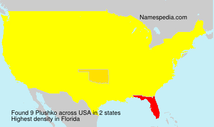 Surname Plushko in USA Surname Plushko in USA