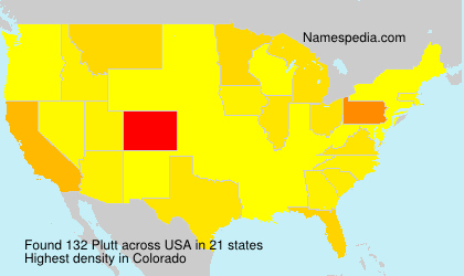 Surname Plutt in USA Surname Plutt in USA