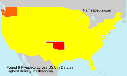 Surname Plyushko in USA Surname Plyushko in USA