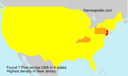 Surname Poal in USA Surname Poal in USA