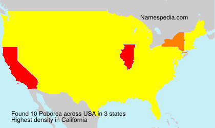 Surname Poborca in USA Surname Poborca in USA