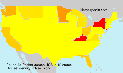 Surname Pocker in USA Surname Pocker in USA