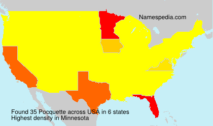 Surname Pocquette in USA Surname Pocquette in USA