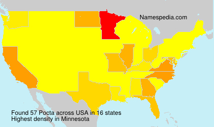 Surname Pocta in USA Surname Pocta in USA