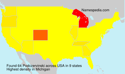 Surname Podczervinski in USA Surname Podczervinski in USA