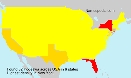 Surname Podeswa in USA Surname Podeswa in USA