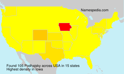 Surname Podhajsky in USA Surname Podhajsky in USA