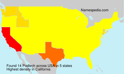 Surname Podlech in USA Surname Podlech in USA