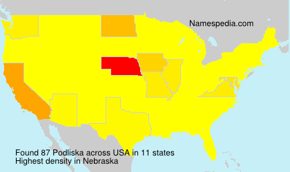 Surname Podliska in USA Surname Podliska in USA