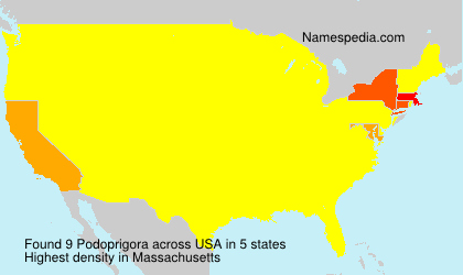Surname Podoprigora in USA Surname Podoprigora in USA