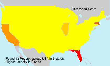 Surname Podoski in USA Surname Podoski in USA