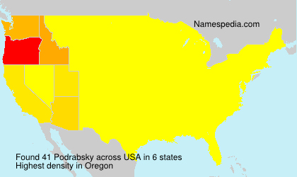 Surname Podrabsky in USA Surname Podrabsky in USA
