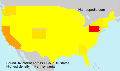 Surname Podrat in USA Surname Podrat in USA