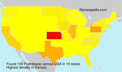 Surname Podrebarac in USA Surname Podrebarac in USA