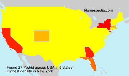 Surname Podrid in USA Surname Podrid in USA