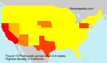 Surname Podrouzek in USA Surname Podrouzek in USA