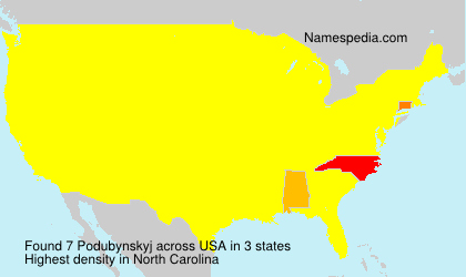 Surname Podubynskyj in USA Surname Podubynskyj in USA