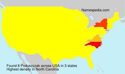 Surname Poduszczak in USA Surname Poduszczak in USA