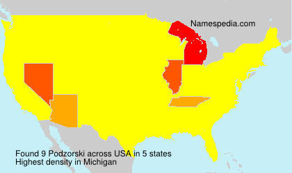 Surname Podzorski in USA Surname Podzorski in USA