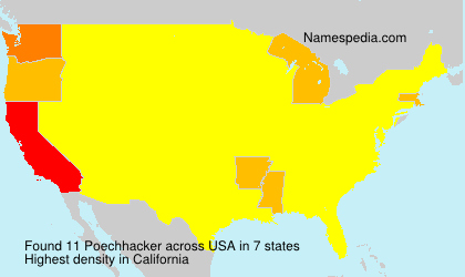 Surname Poechhacker in USA Surname Poechhacker in USA