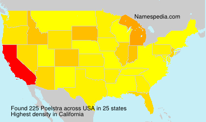 Surname Poelstra in USA Surname Poelstra in USA