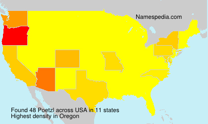 Surname Poetzl in USA Surname Poetzl in USA