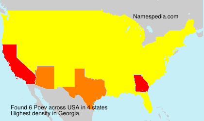 Surname Poev in USA Surname Poev in USA