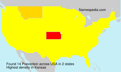 Surname Poeverlein in USA Surname Poeverlein in USA